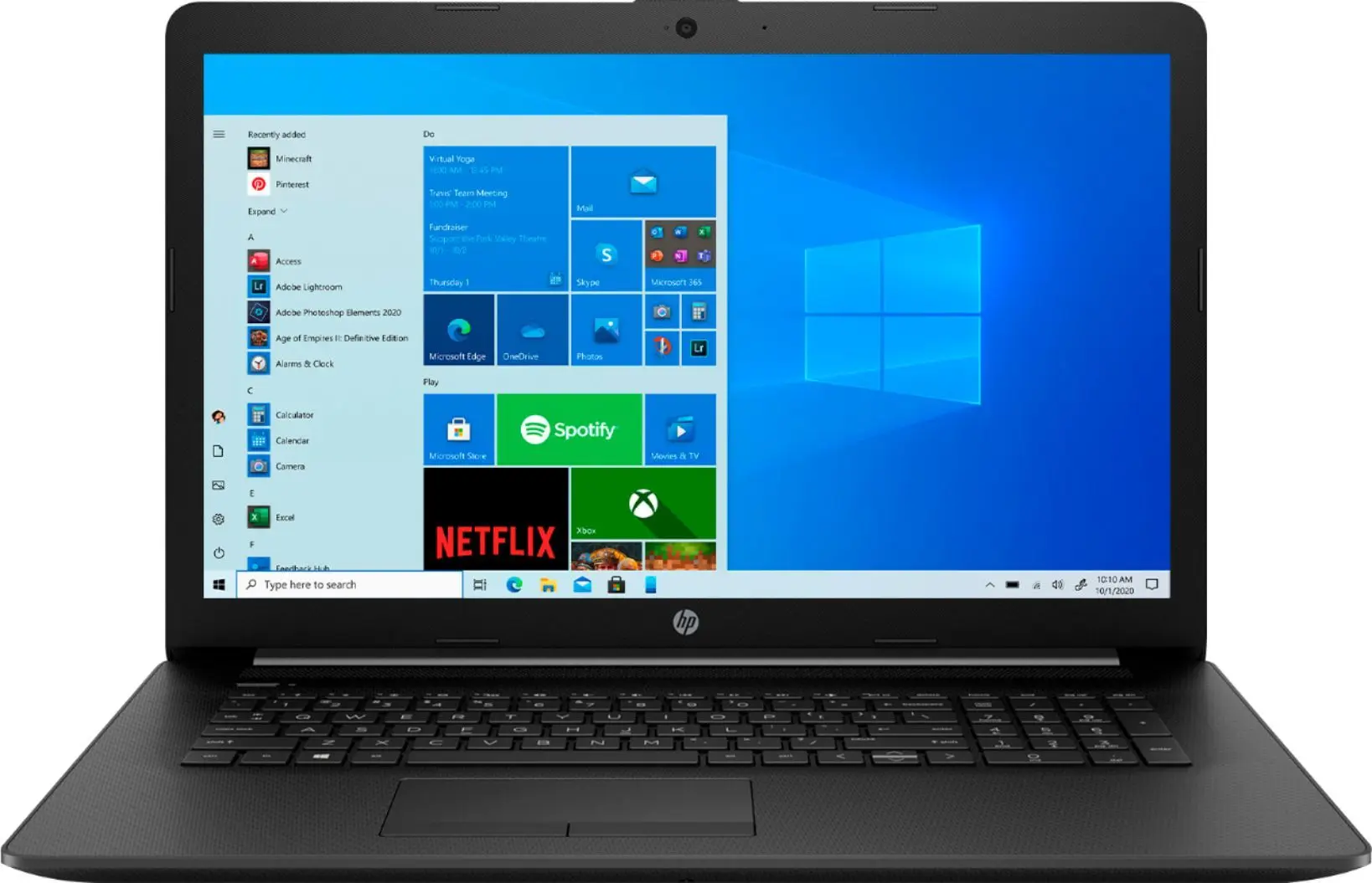 Laptop HP 17-by4623dx Intel Core i5-1135G7 8GB DDR4/256GB SSD (Jet Black)