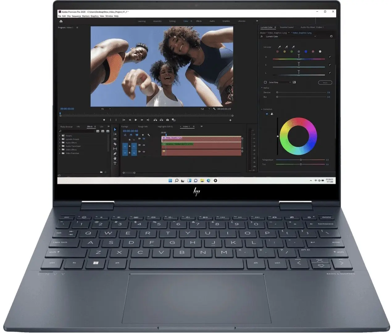 Laptop HP Envy 13 x360 Intel Core i5-1230U 16GB DDR4/512GB SSD W11Home (Space Blue)