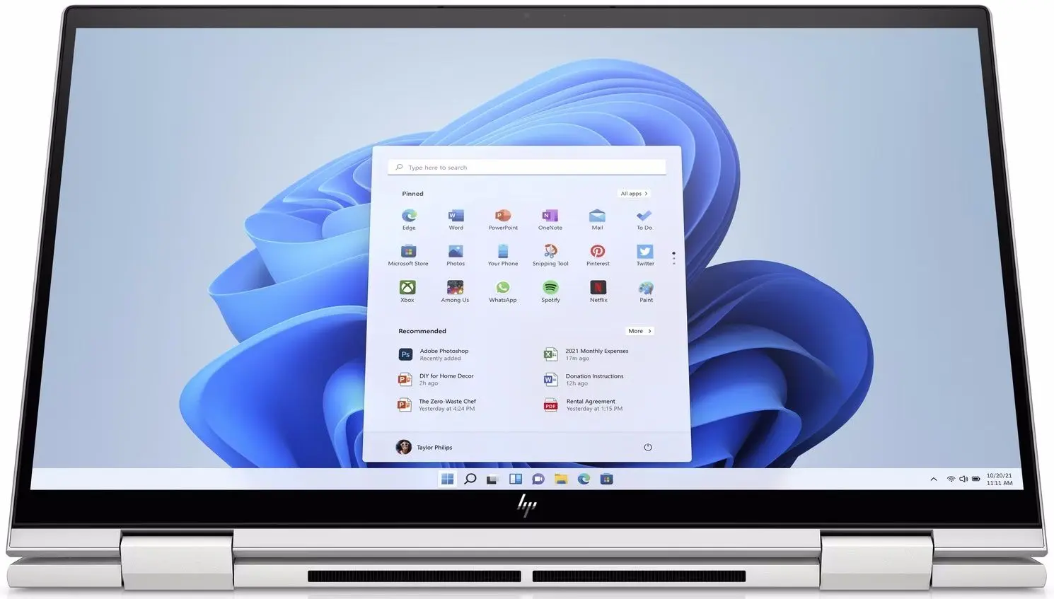 Ноутбук HP Envy x360 2in1 13-bf0012nn Intel Core i7-1250U 16GB DDR4/1TB SSD W11H (Silver)