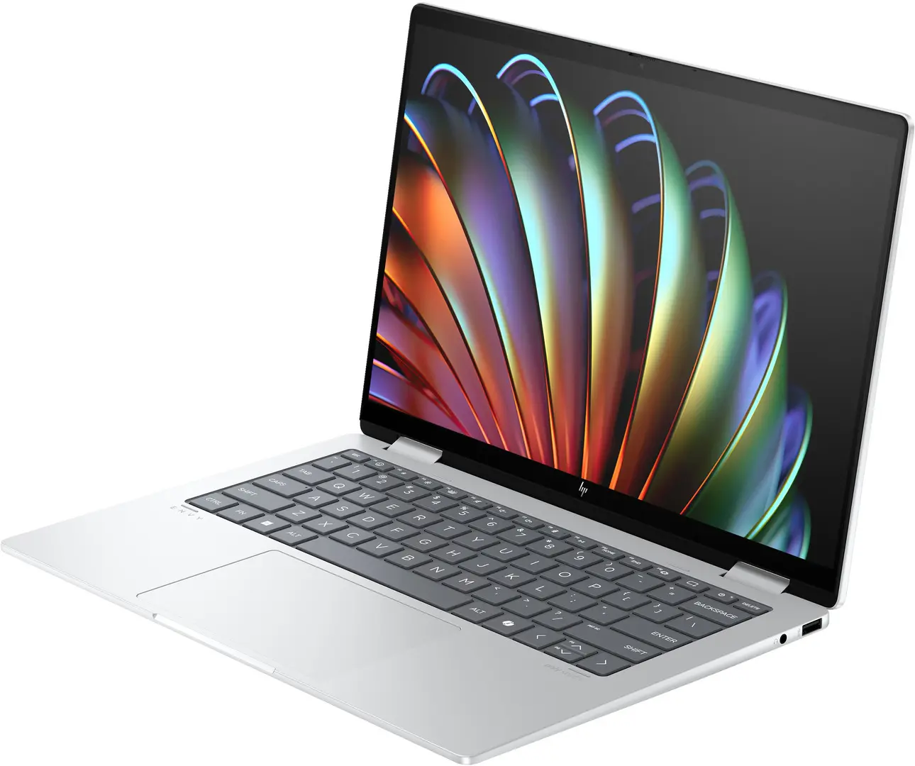 Laptop HP Envy x360 AMD Ryzen 5 8640HS 1x16GB DDR5/512GB SSD W11H (Glacier Silver)