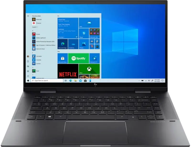 Laptop HP Envy x360 Convert 15-eu0009ur Ryzen 7 5700U 16GB DDR4/512 GB SSD (Nightfall Black)
