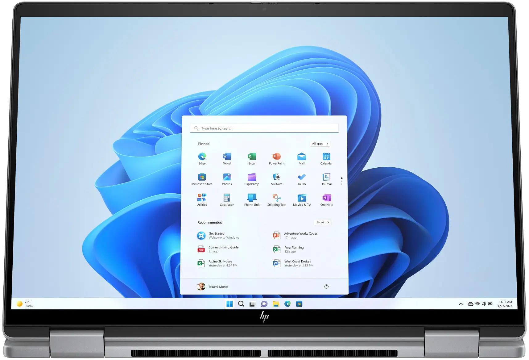 Laptop HP Envy x360 Intel Core Ultra 5 125U 16GB/512GB W11H (Meteor Silver)