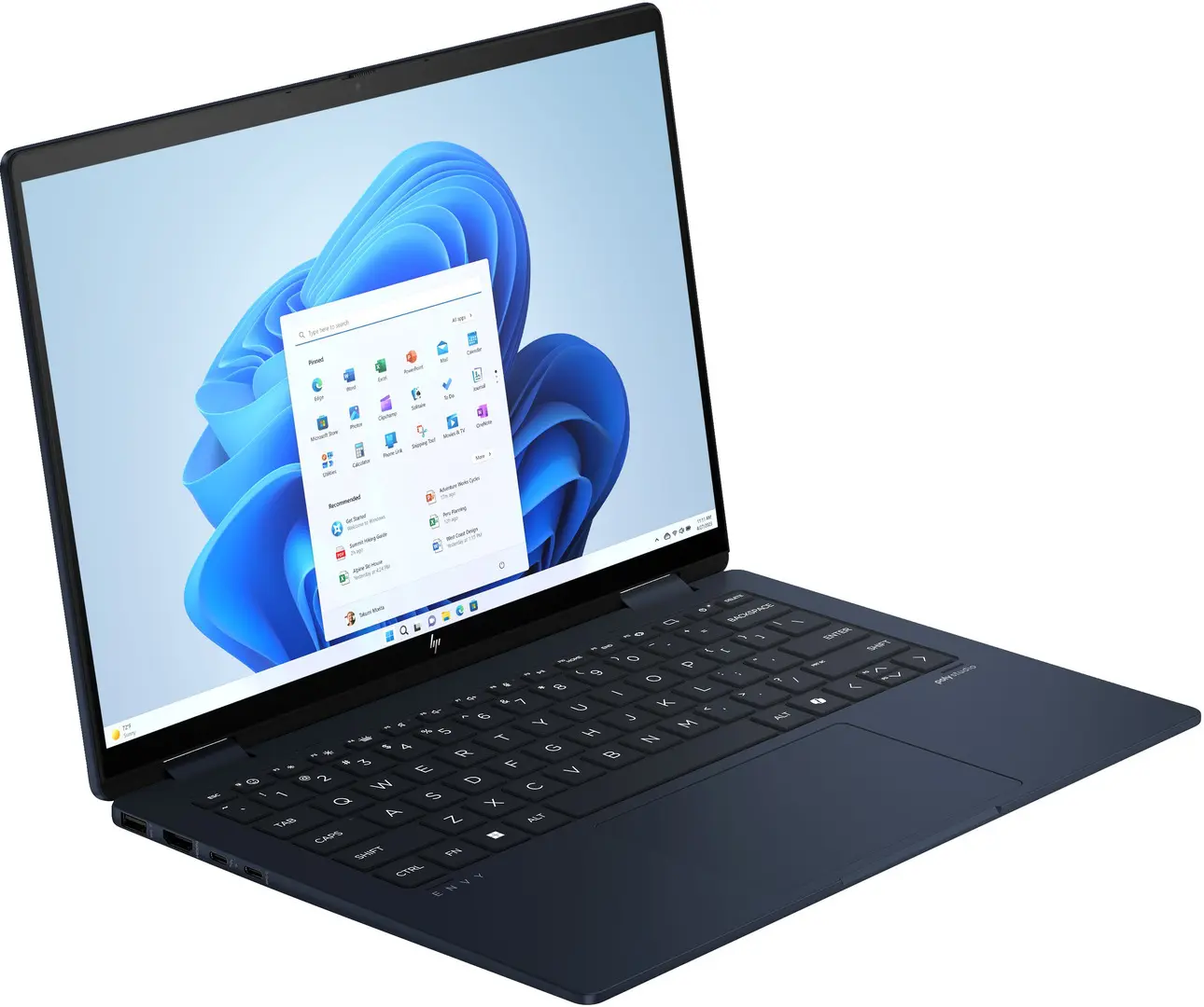 Ноутбук HP Envy x360 Intel Core Ultra 5 125U 1x16GB DDR5/1TB SSD W11H (Athmospheric Blue) - 2