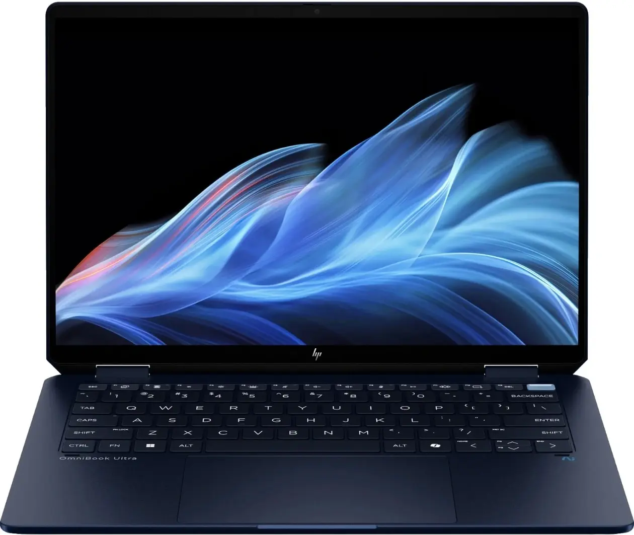 Ноутбук HP OmniBook Ultra AI Flip x360 14-fh0000ci Ultra 7 258V 32GB/2TB W11H (Athmospheric Blue)