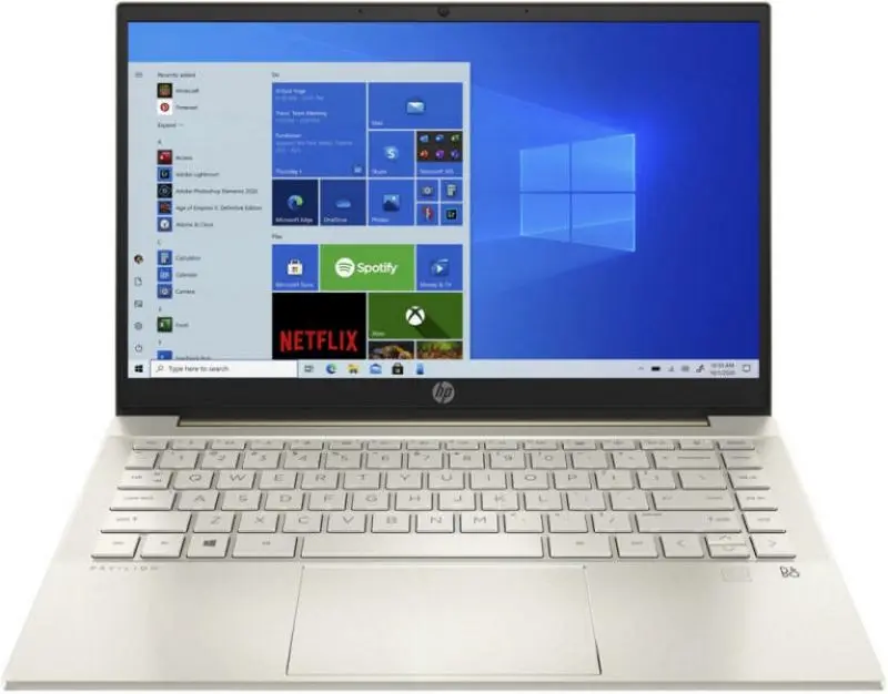 Ноутбук HP Pavilion 14-ec0021nq AMD Ryzen 7 5700U 8GB DDR4/512GB SSD (Silver)