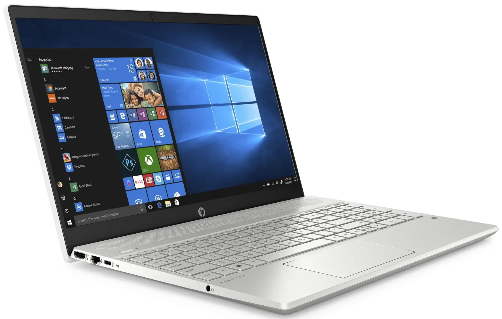 Laptop HP Pavilion 15 15-eh3025ci AMD Ryzen 5 7530U 8GB DDR4/512GB SSD (Ceramic White) - 3