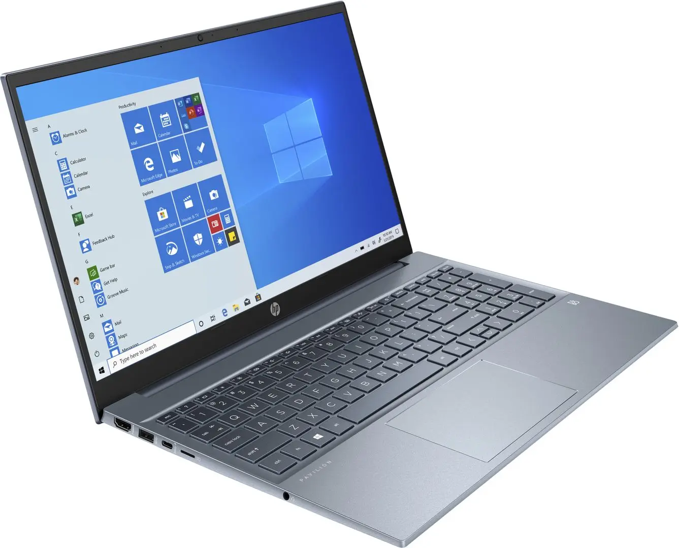 Ноутбук HP Pavilion 15-eh1404nw HexaCore AMD Ryzen 5 5500U 8GB DDR4/512GB SSD (Fog Blue) - 2