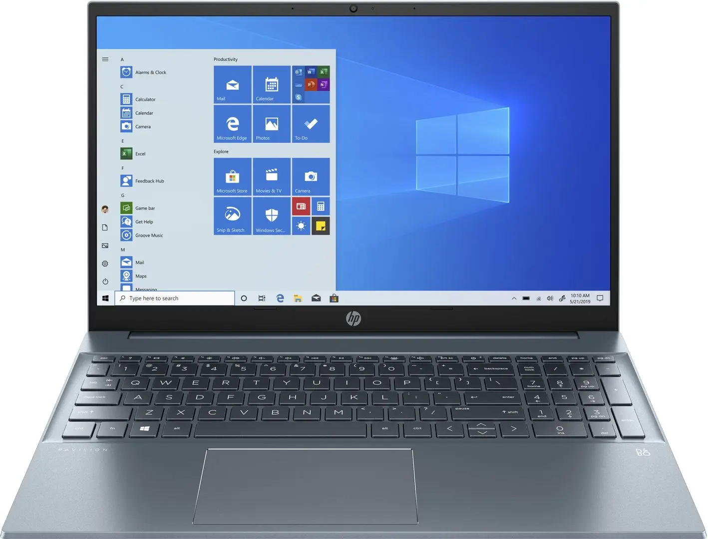 Ноутбук HP Pavilion 15-eh1404nw HexaCore AMD Ryzen 5 5500U 8GB DDR4/512GB SSD (Fog Blue)