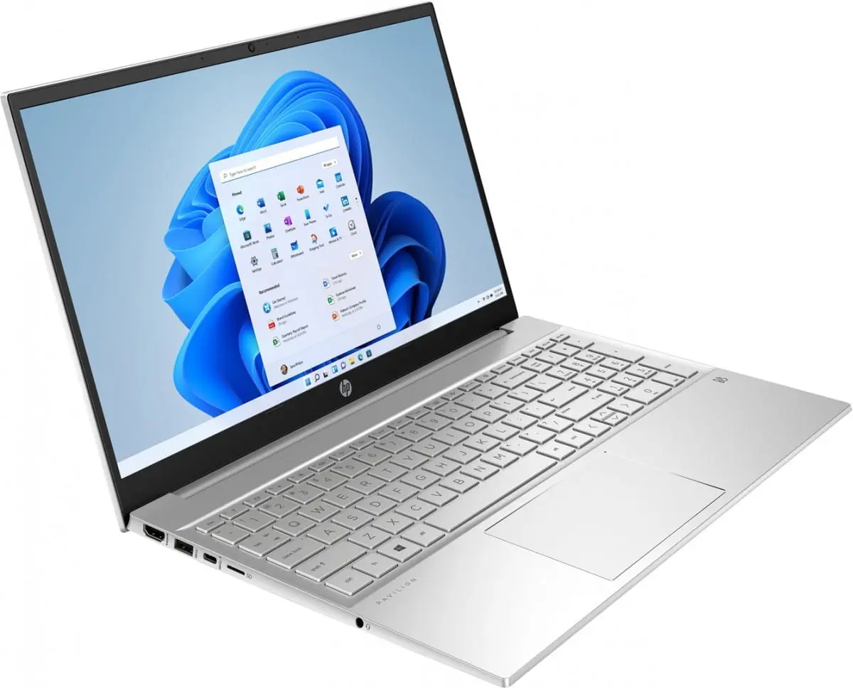 Ноутбук HP Pavilion 15-eh2007nw AMD Ryzen 5 5625U 16GB DDR4/512GB SSD (Silver) - 2