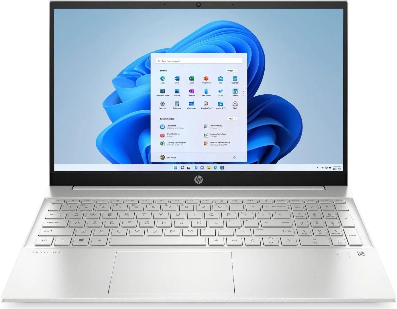 Ноутбук HP Pavilion 15-eh2158ng AMD Ryzen 5 5625U 16GB DDR4/512GB SSD W11Home (Silver)