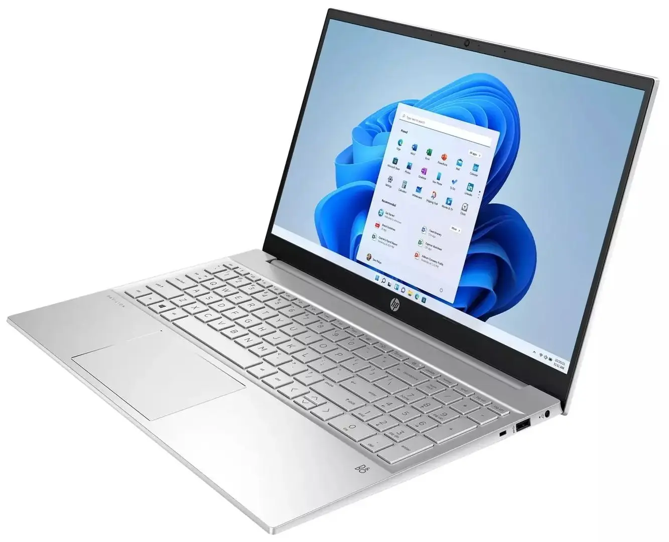 Ноутбук HP Pavilion 15-eh2244nw AMD Ryzen 5 5625U 8GB DDR4/512GB SSD W11Home (Silver) - 2
