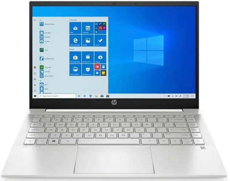 Ноутбук HP Pavilion Laptop 14-ec0034ur AMD Ryzen 5 5500U 8GB DDR4/512GB SSD (Natural Silver)