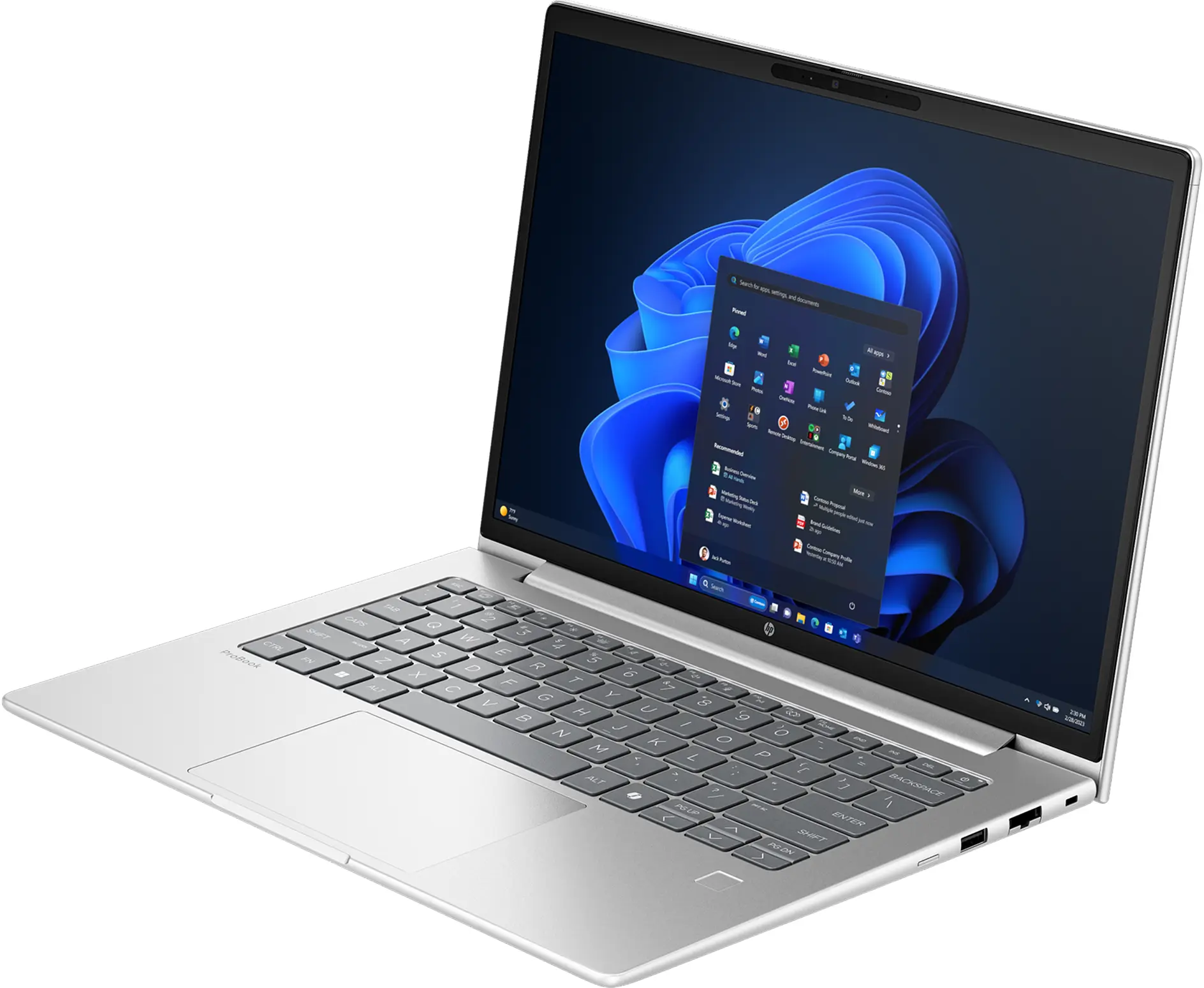 Laptop HP ProBook 4 G1i Intel Core Ultra 5 225H 16GB DDR5/512GB (Pike Silver Aluminum) - 3