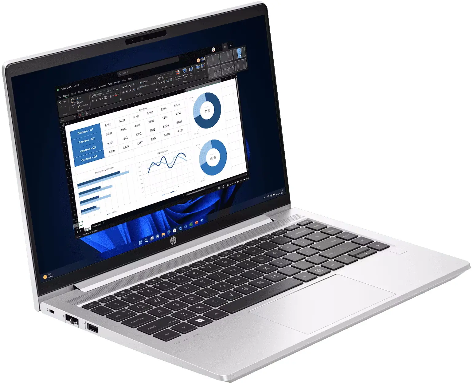 Ноутбук HP ProBook 440 G10 i5-1335U 16GB/512GB NoOS (Silver) - 2