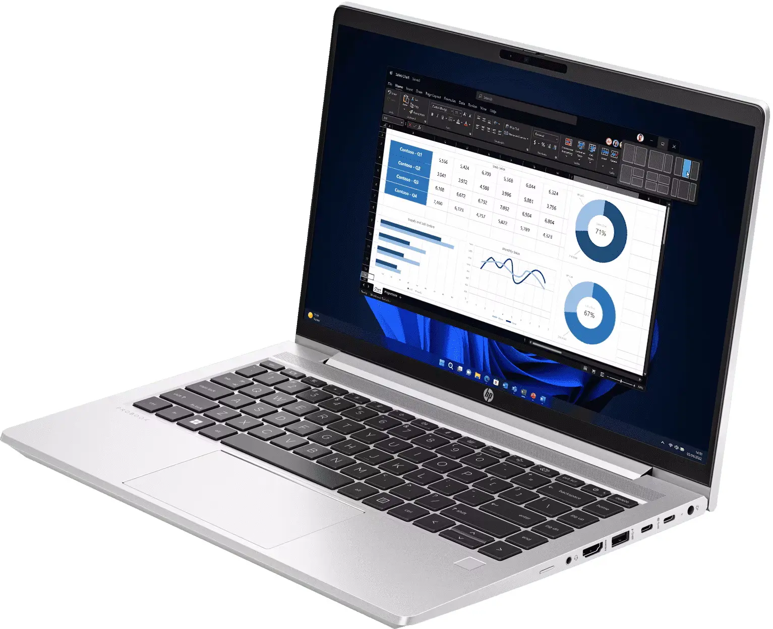 Ноутбук HP ProBook 440 G10 i5-1335U 16GB/512GB NoOS (Silver) - 3
