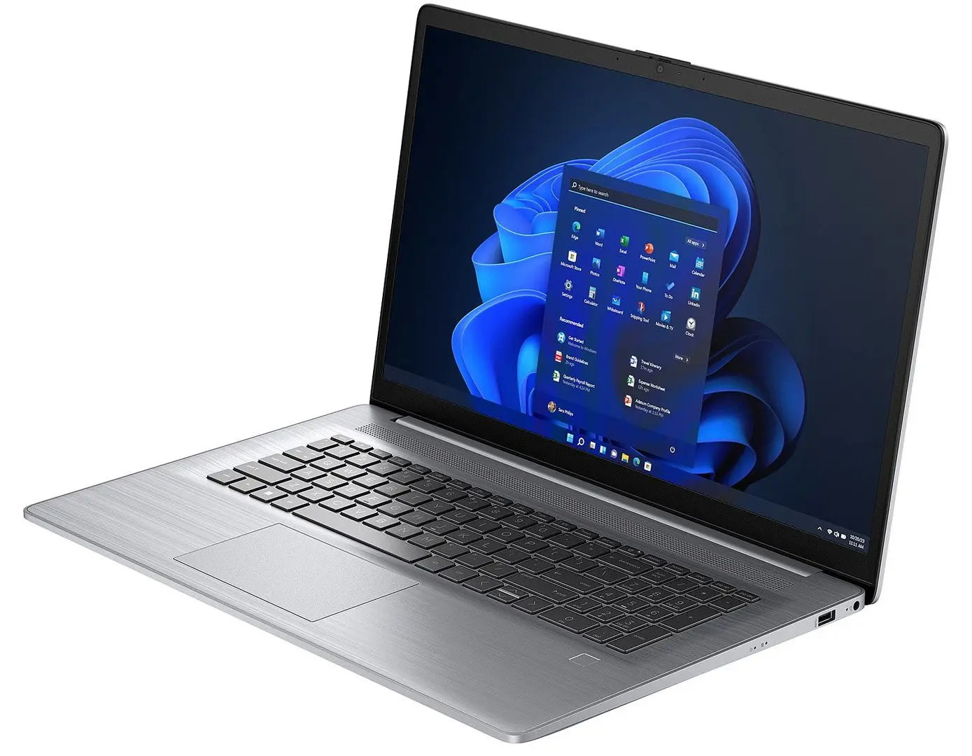 Ноутбук HP ProBook 470 G10 817B8EA Intel Core i7-1355U 16GB DDR4/1TB SSD W11P (Asteroid Silver)