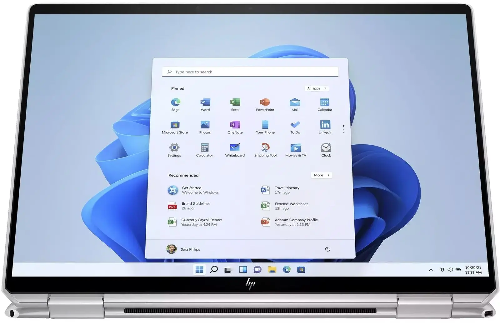 Ноутбук HP Spectre x360 14-ef0104nw Intel Core i7-1255U 16GB LPDDR4x/1TB SSD W11Pro (Silver)