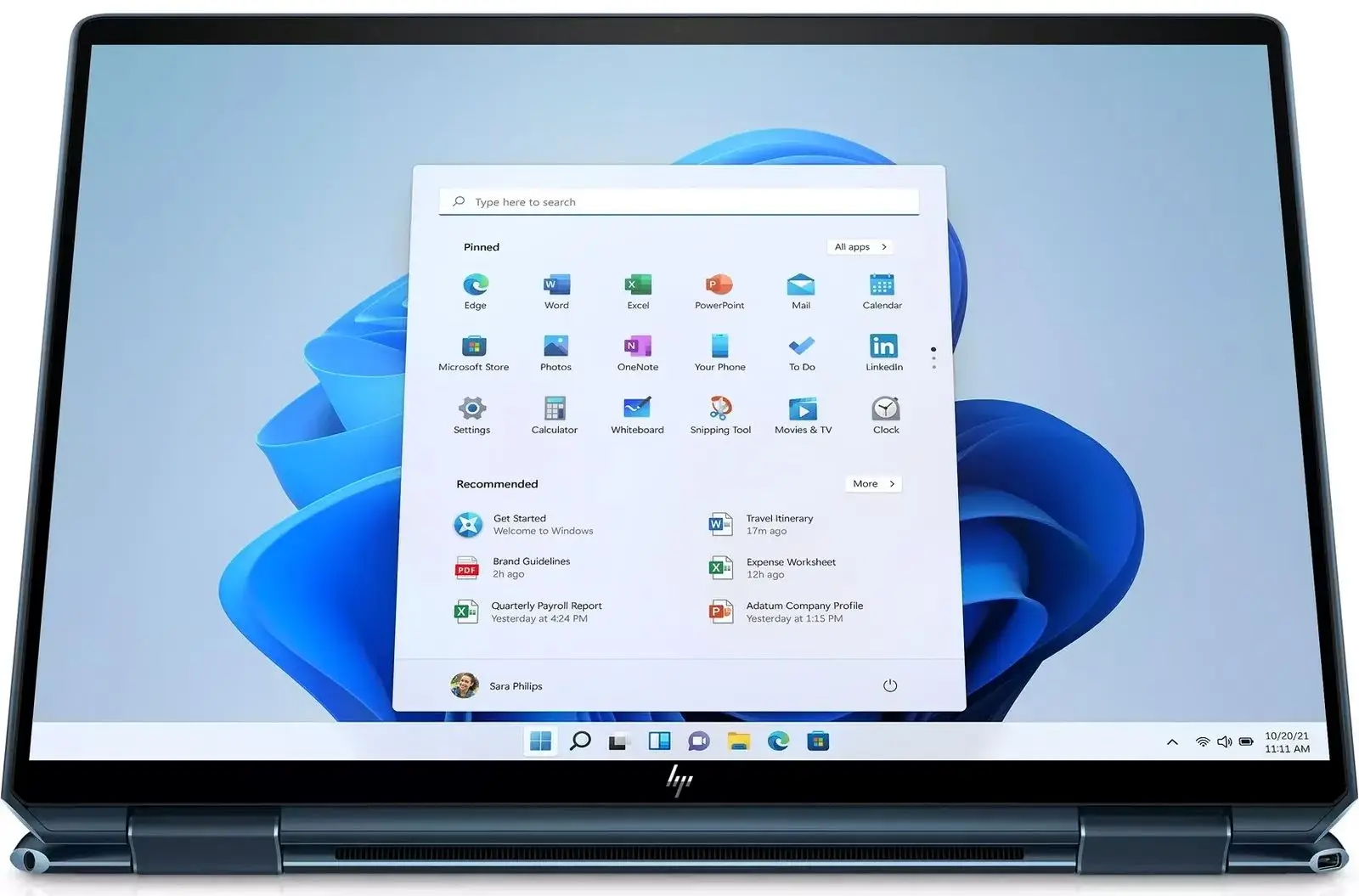 Ноутбук HP Spectre x360 14-ef0114nw Intel Core i7-1255U 16GB LPDDR4x/1TB SSD W11Pro (Blue)