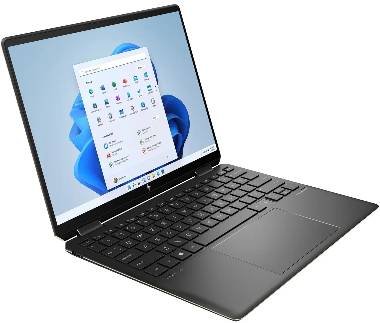 Laptop HP Spectre X360 6M3G3EA Intel Core i5 1235U 16GB DDR4/1TB SSD (Black) - 7
