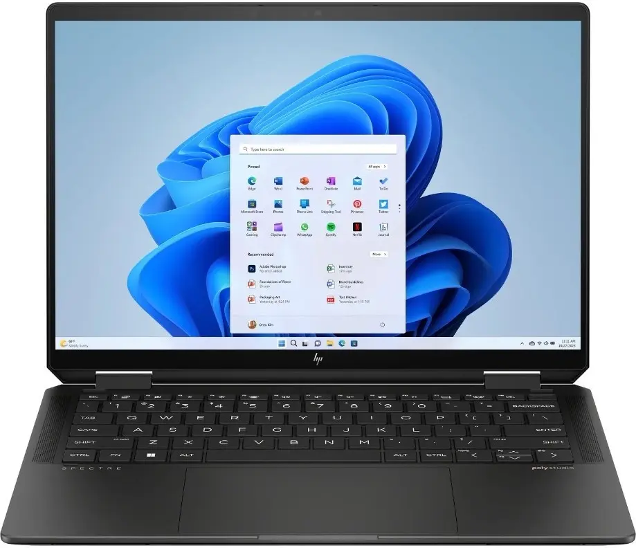 Ноутбук HP Spectre x360 Intel Core Ultra 7 155H 32GB/2TB W11H (Nightfall Black)