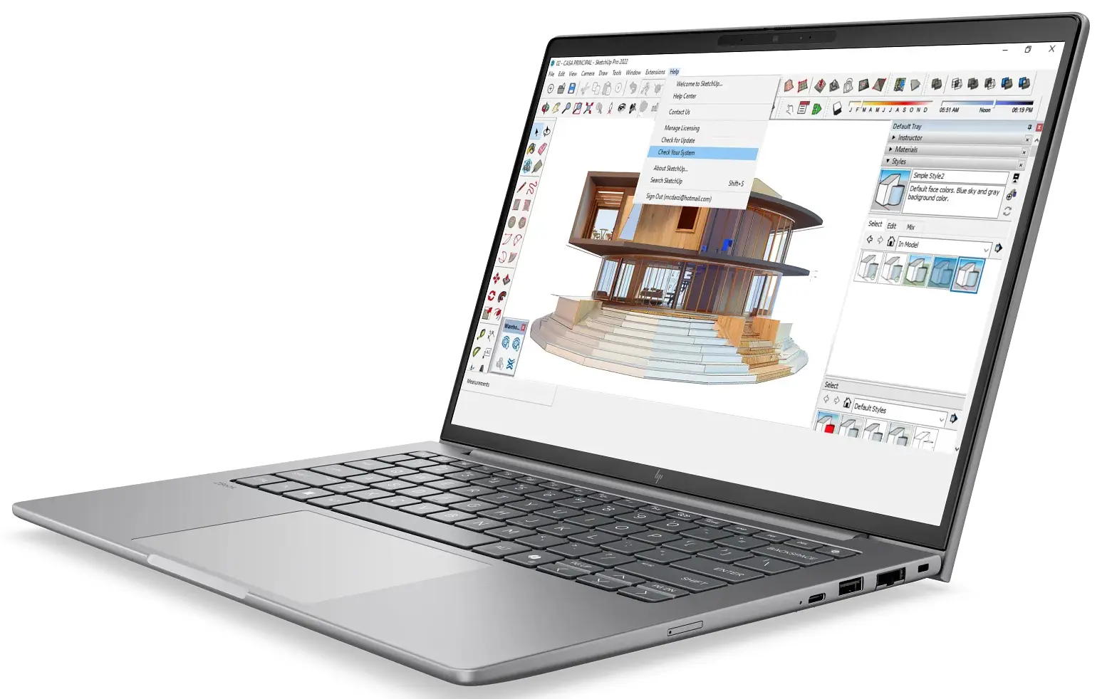 Ноутбук HP ZBook 8 G2a 14 Ryzen AI 9 HX PRO 470 32GB/1TB Win11Pro (Gray) - 2