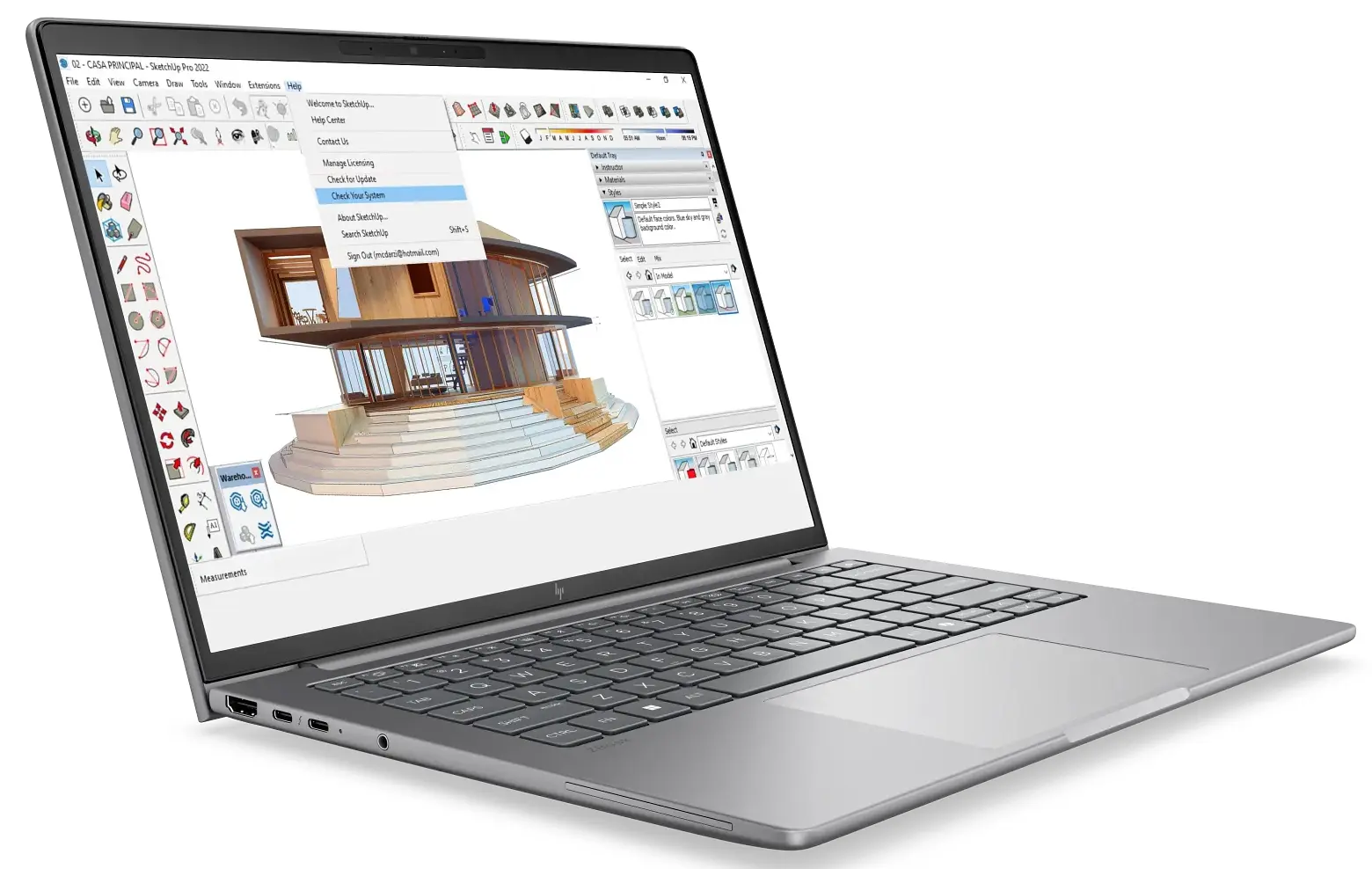 Ноутбук HP ZBook 8 G2a 14 Ryzen AI 9 HX PRO 470 32GB/1TB Win11Pro (Gray) - 3