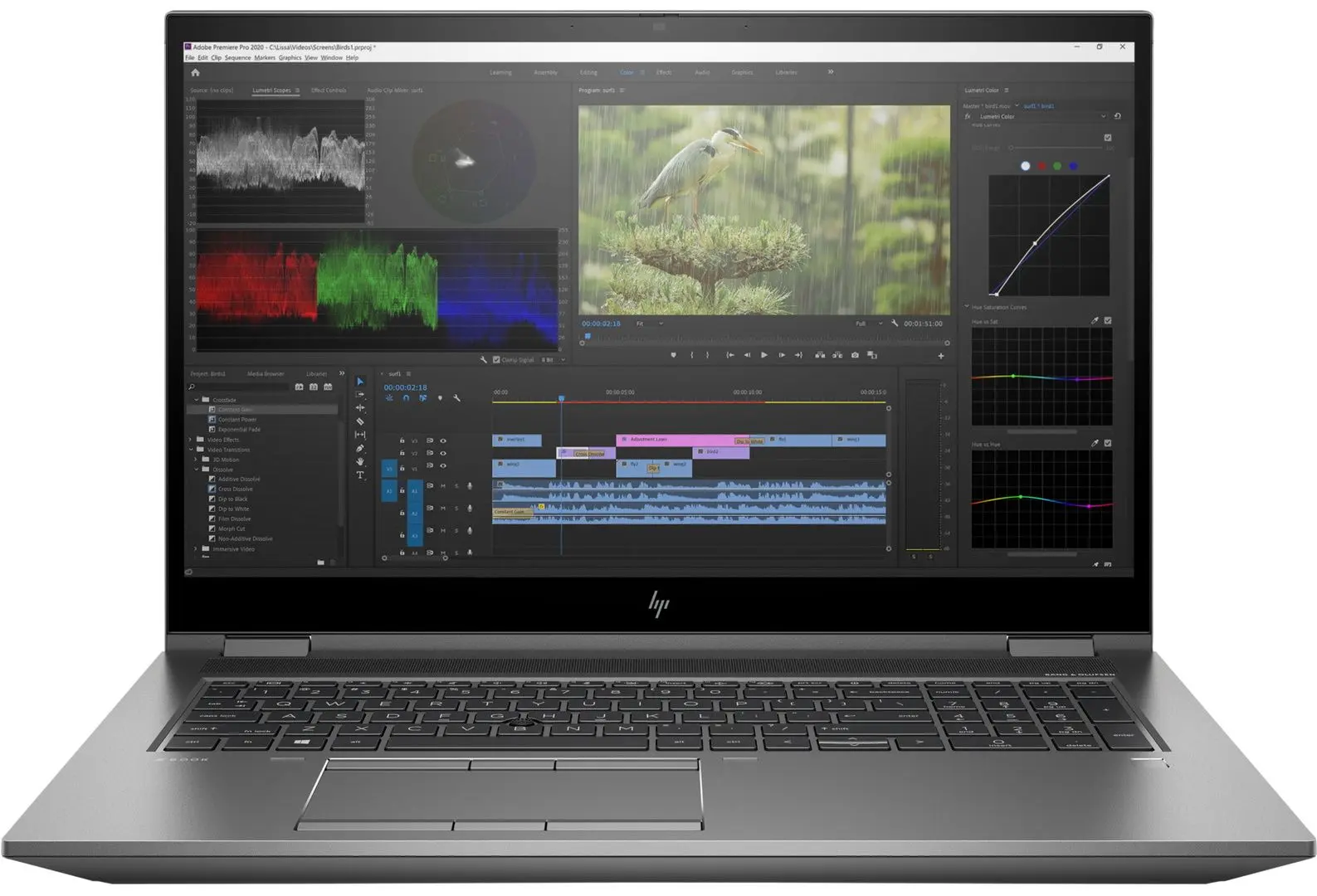 Laptop HP ZBook Fury 17 G8 62T12EA Intel Core i7-11800H 32GB DDR4/1TB SSD W11P (Dark Ash) - 2