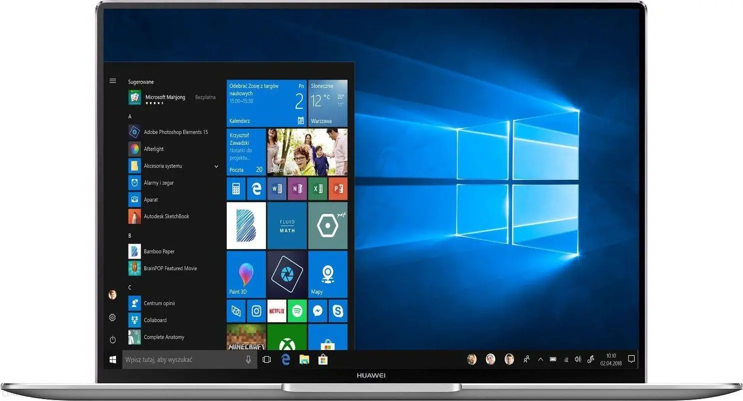 Laptop Huawei MateBook X Pro Intel Core i5-8250U 8GB DDR4/256 GB SSD W10Home (Mystic Silver)