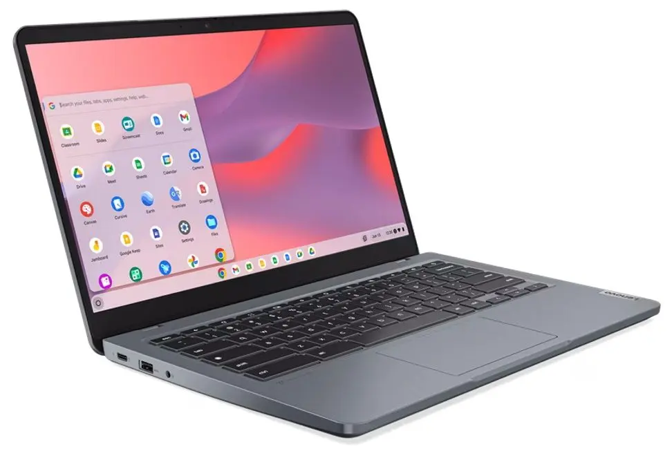 Laptop Lenovo 14e Chromebook Gen 3 Intel N100 8GB DDR5/64GB eMMC (Storm Grey)