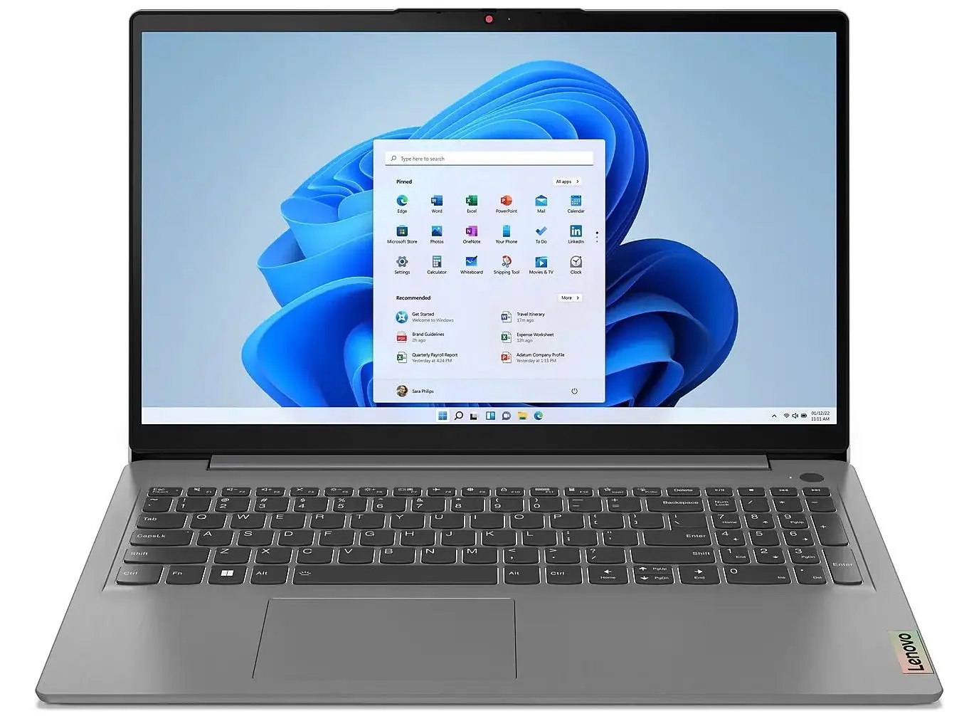 Laptop Lenovo IdeaPad 1 15IGL7 Intel Celeron N4120 8GB DDR4/256GB SSD (Cloud Grey)