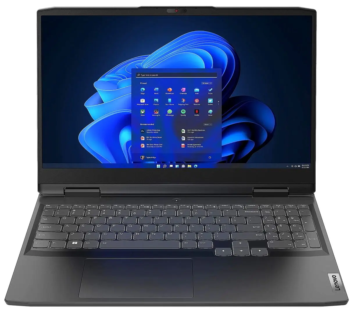 Ноутбук Lenovo IdeaPad Gaming 3 15IAH7 Intel Core i5-12450H GeForce RTX 3050 8GB DDR4/512GB SSD (Onyx Grey)
