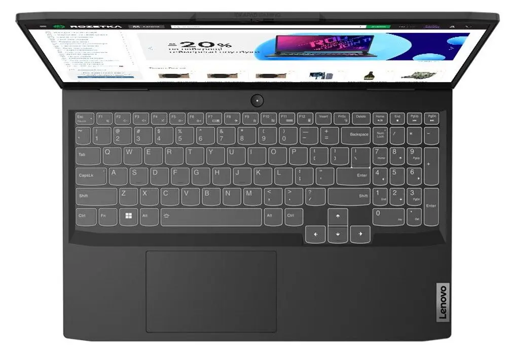 Ноутбук Lenovo IdeaPad Gaming 3 82SA0081RM Intel Core i5 12450H 16GB DDR4/512GB SSD (Black) - 5
