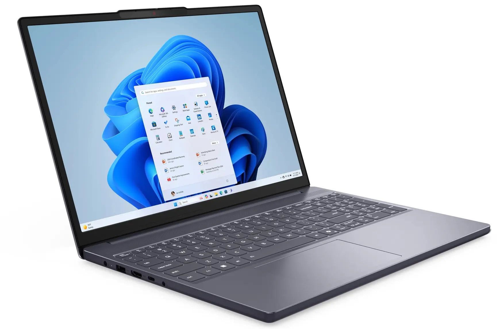 Laptop Lenovo IdeaPad Slim 3 15ARP10 Ryzen 150 16GB/512GB Win11Home (Luna Gray) - 3