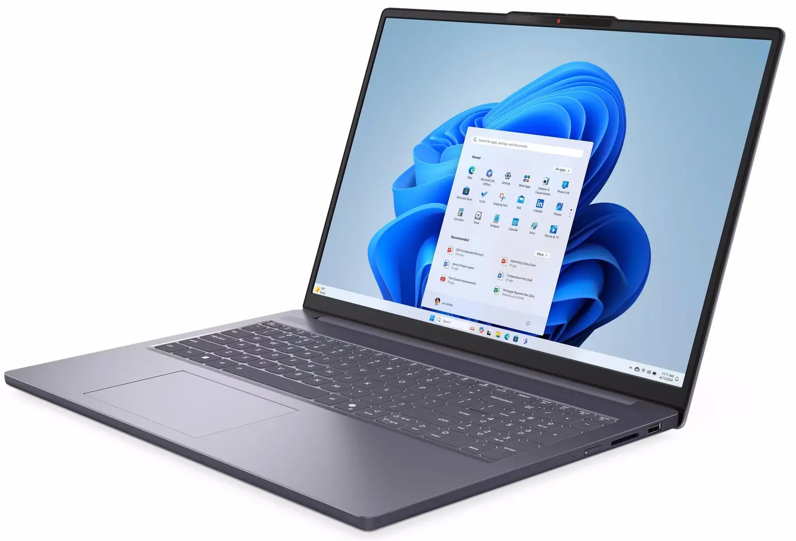 Ноутбук Lenovo IdeaPad Slim 3 16ARP10 Ryzen 5 150 16GB/512GB NoOS (Luna Gray)