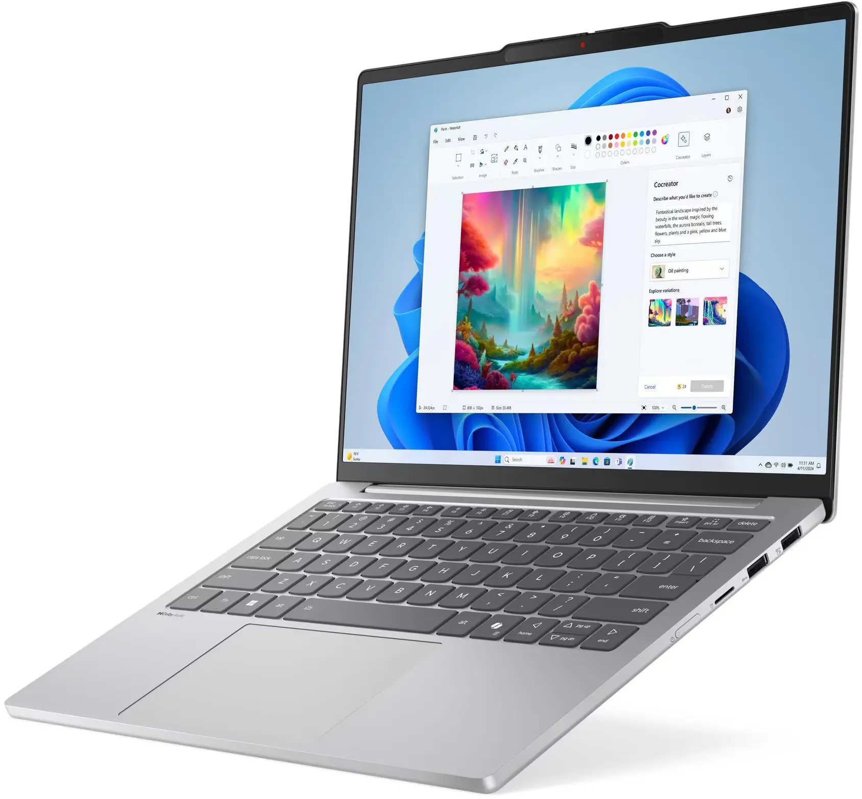 Laptop Lenovo IdeaPad Slim 5 13ARP10 Ryzen 5 7535HS 16GB/1TB NoOS (Cloud Grey) - 4