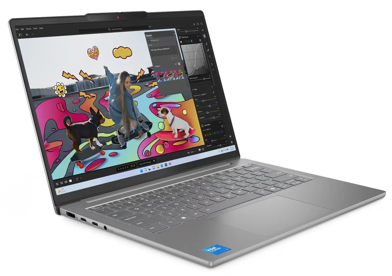 Ноутбук Lenovo IdeaPad Slim 5 14IRH10R 83J0004WRK Intel Core 7 240H 32GB/1TB NoOS (Luna Grey)