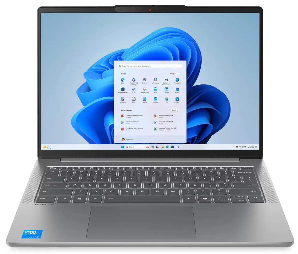 Ноутбук Lenovo IdeaPad Slim 5 14IRH10R 83J0004WRK Intel Core 7 240H 32GB/1TB NoOS (Luna Grey)