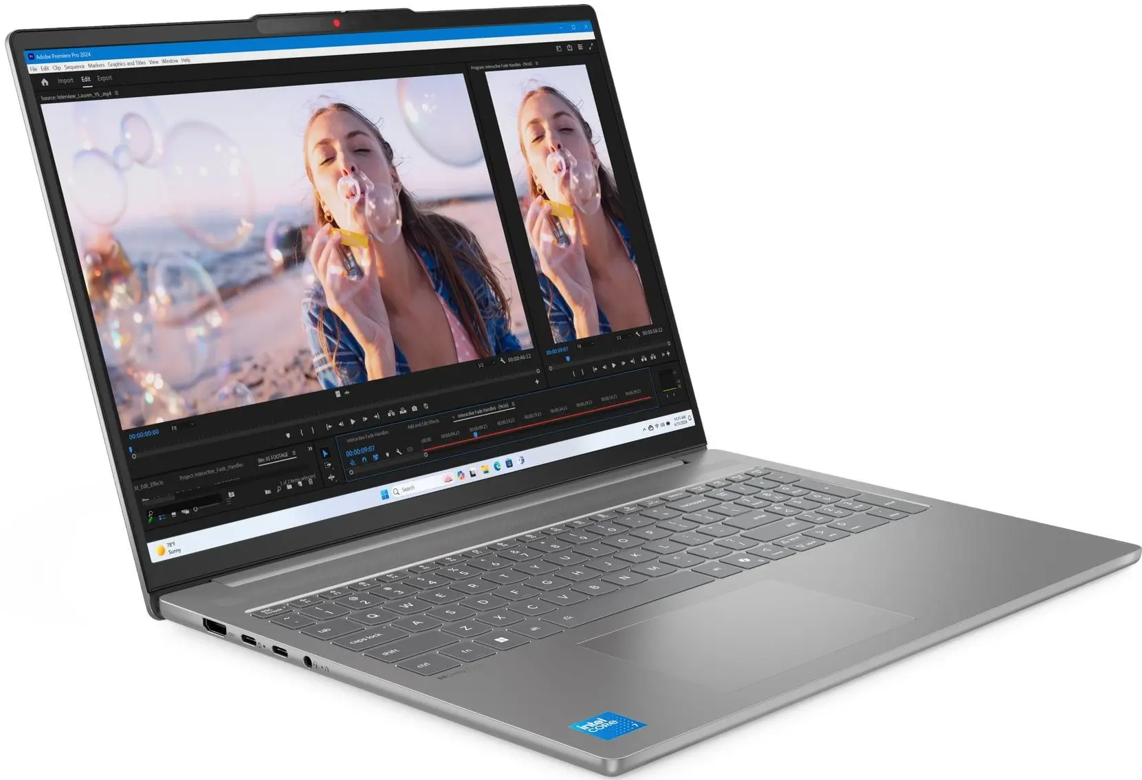 Ноутбук Lenovo IdeaPad Slim 5 16IRH10R Intel Core 5 210H 16GB/1TB NoOS (Luna Grey) - 2