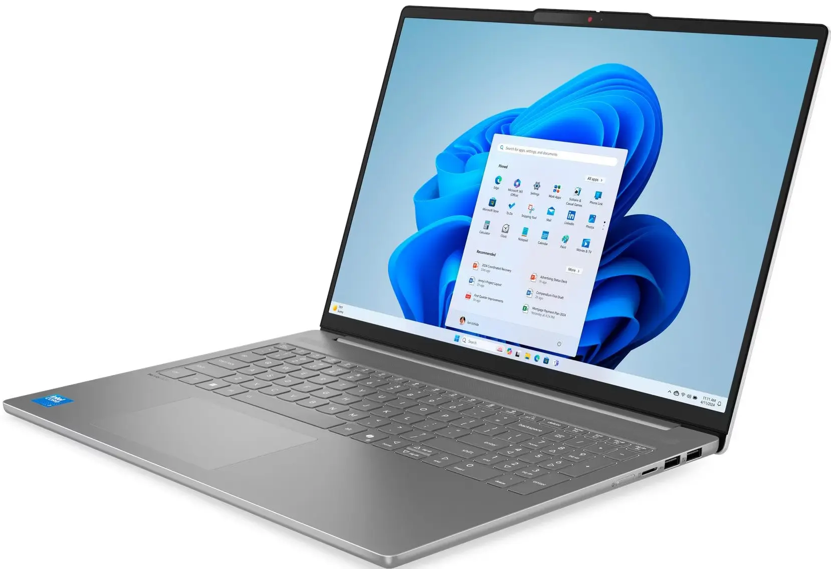 Ноутбук Lenovo IdeaPad Slim 5 16IRH10R Intel Core 5 210H 32GB/1TB NoOS (Luna Grey) - 4