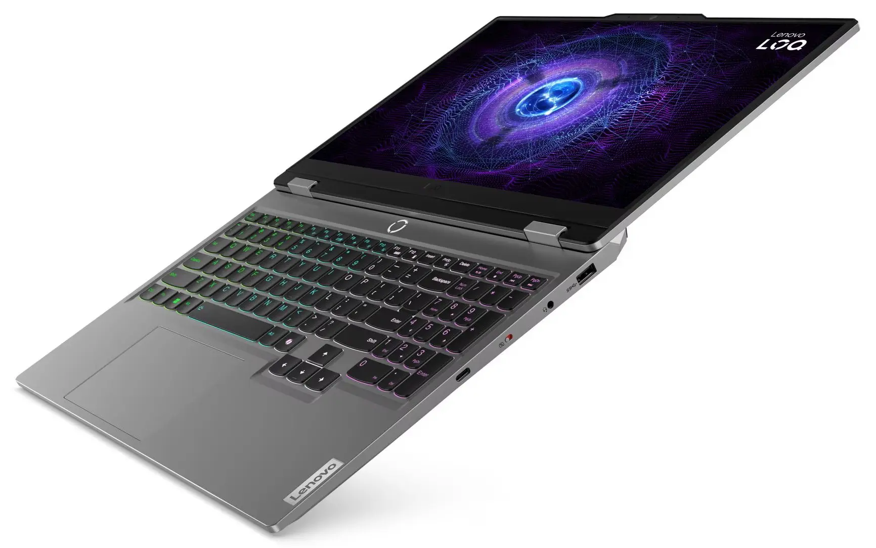 Laptop Lenovo LOQ 15IAX9 83GS00EMRK Intel Core i5-12450HX 24/512GB NoOS (Luna Grey) - 5