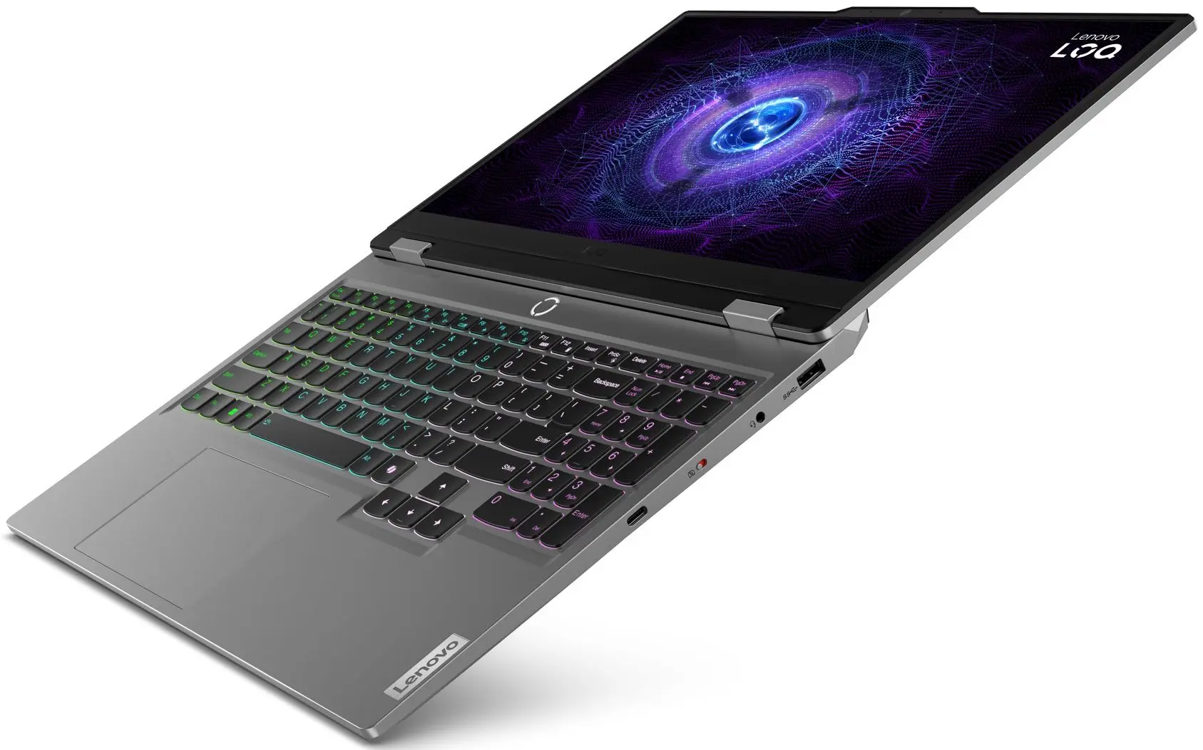 Ноутбук Lenovo LOQ 15IAX9 Intel Core i5-12450HX 1x12GB DDR5/512GB SSD (Luna Grey)