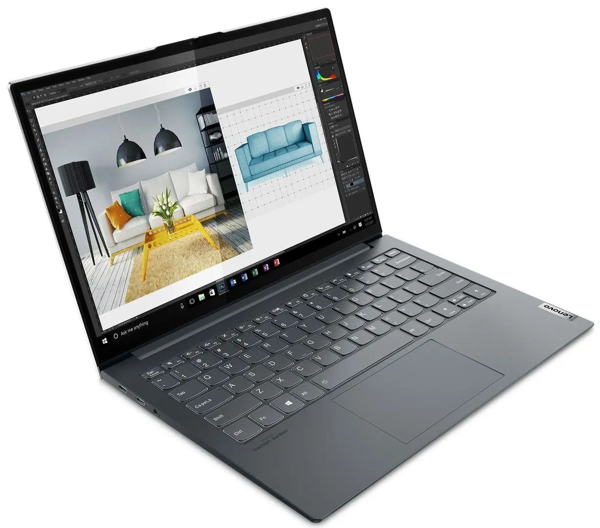 Laptop Lenovo ThinkBook 13x Intel Core i5-1130G7 16GB DDR4/256GB SSD W11P (Storm Grey)