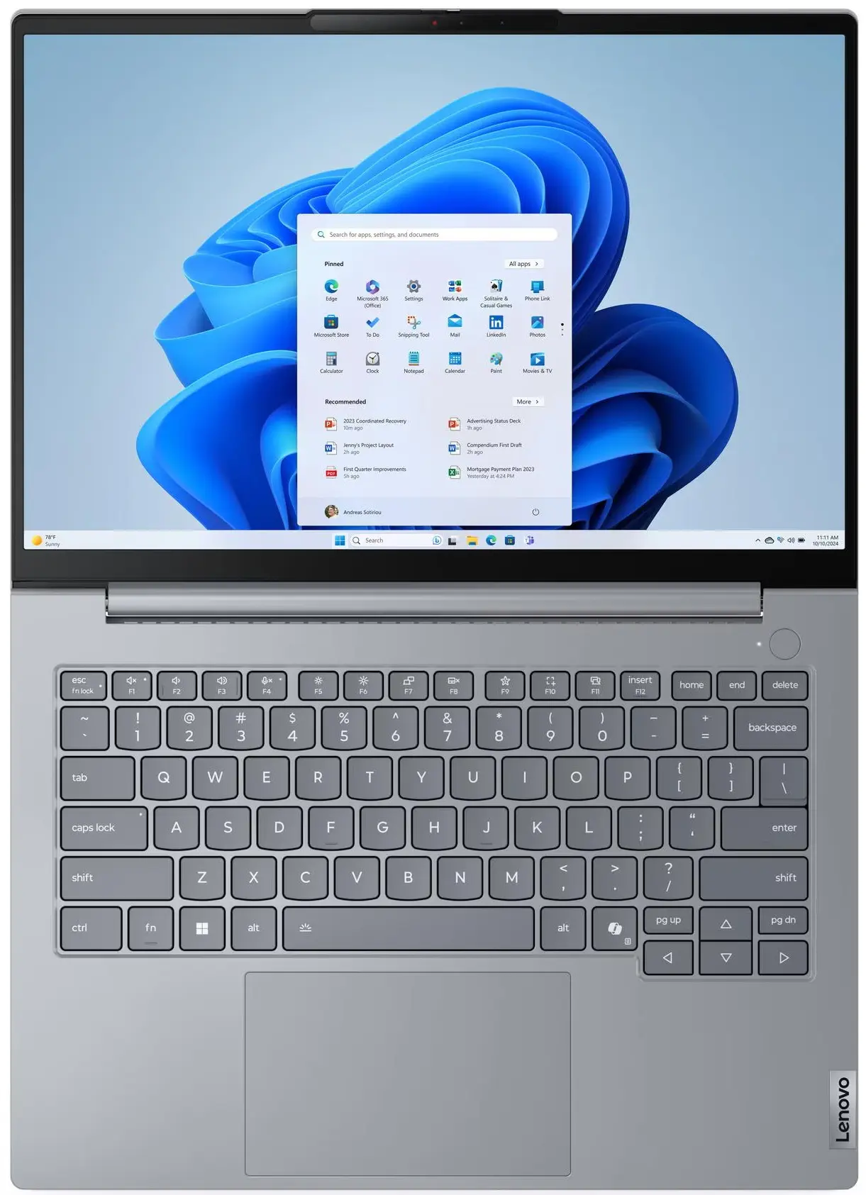 Ноутбук Lenovo ThinkBook 14 G8 IAL Ultra 7 255H 16GB/512GB NoOS (Arctic Grey) - 5