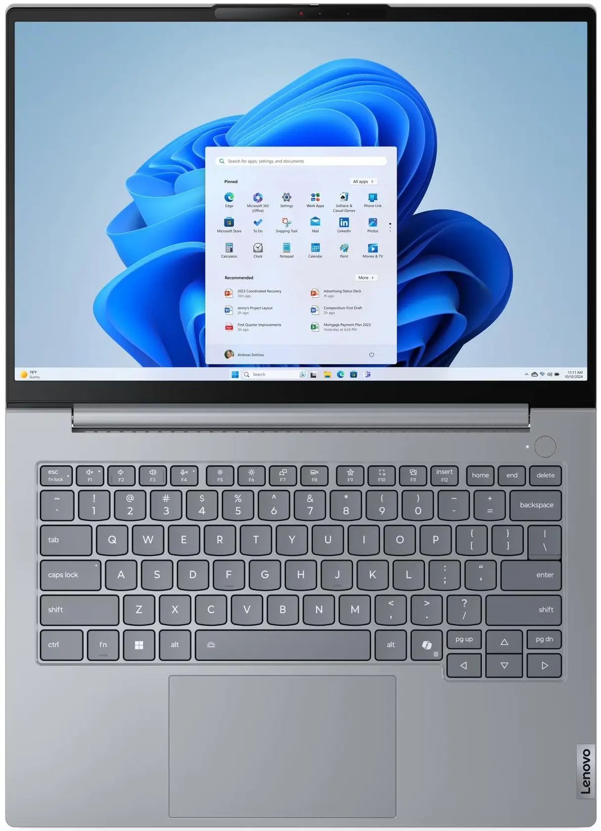 Ноутбук Lenovo ThinkBook 14 G8 IRL i5-13420H 16GB/512GB NoOS (Arctic Grey)