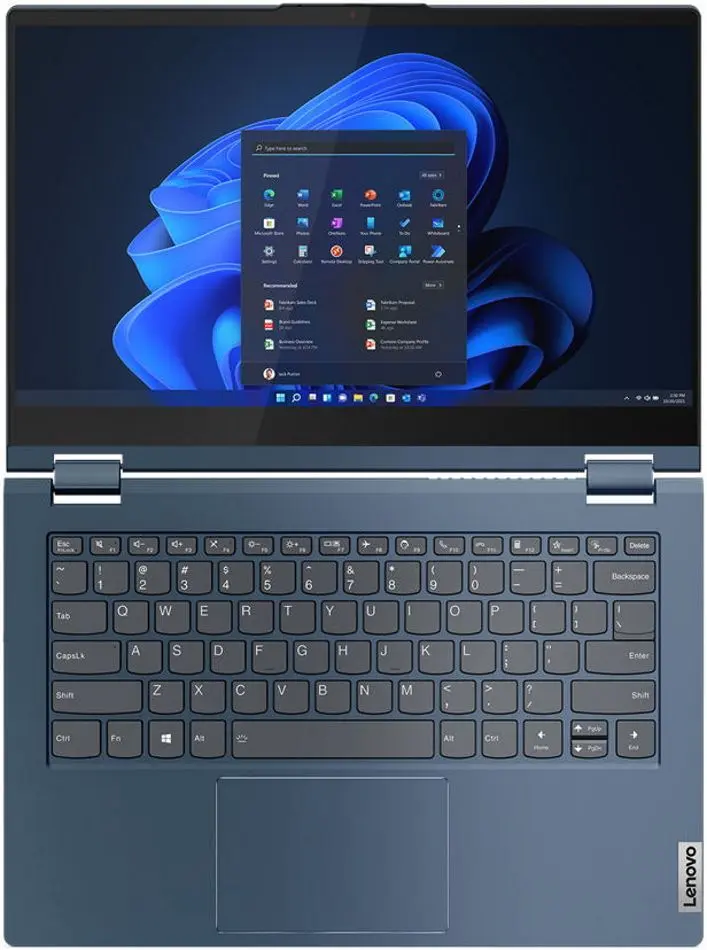 Laptop Lenovo ThinkBook 14s Yoga G2 IAP Intel Core i5-1235U 2x8GB DDR4/512GB SSD W11Pro (Abyss Blue) - 2