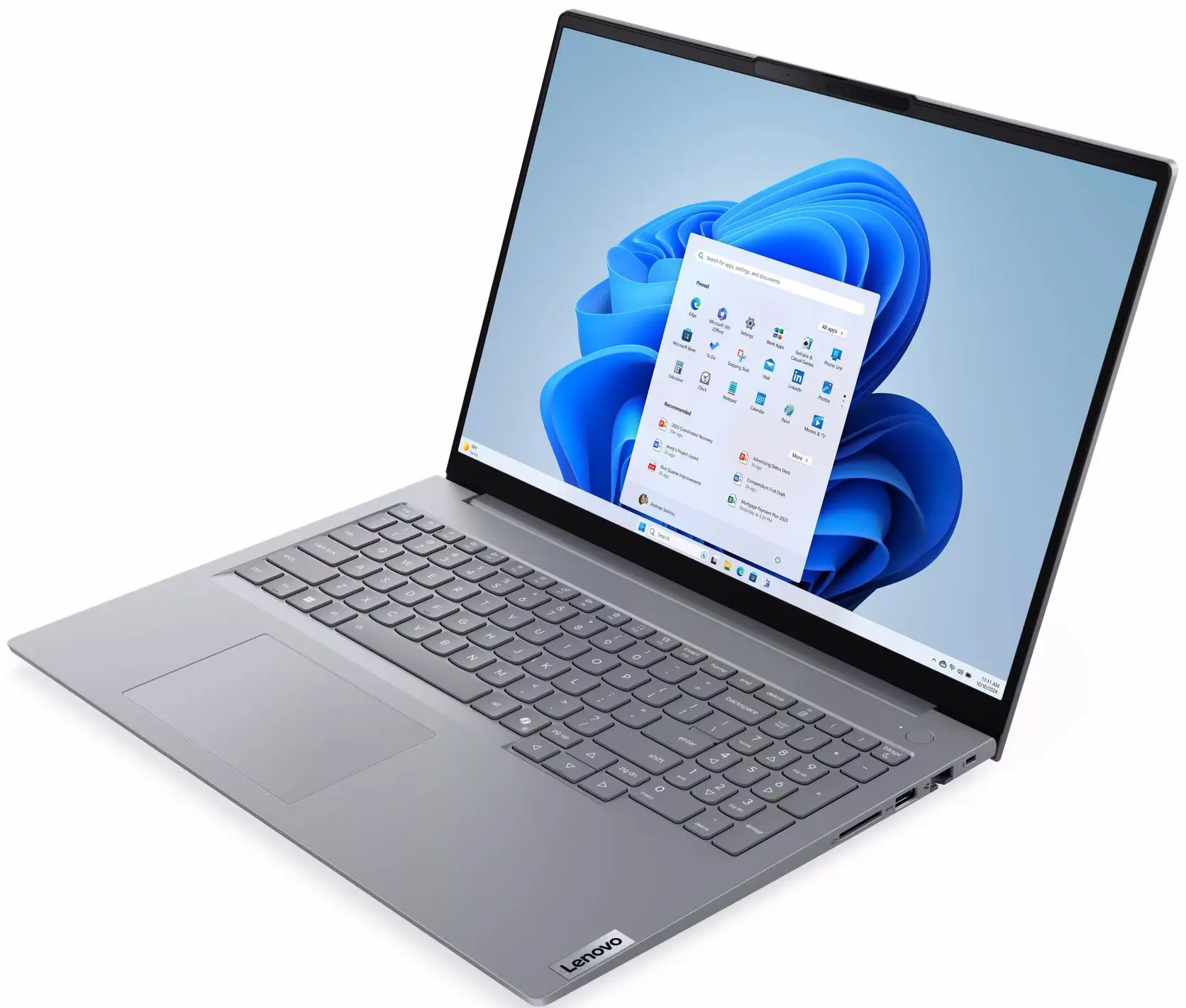 Ноутбук Lenovo ThinkBook 16 G8 IRL Core 5 210H 16GB/512GB W11Pro (Arctic Grey) - 3