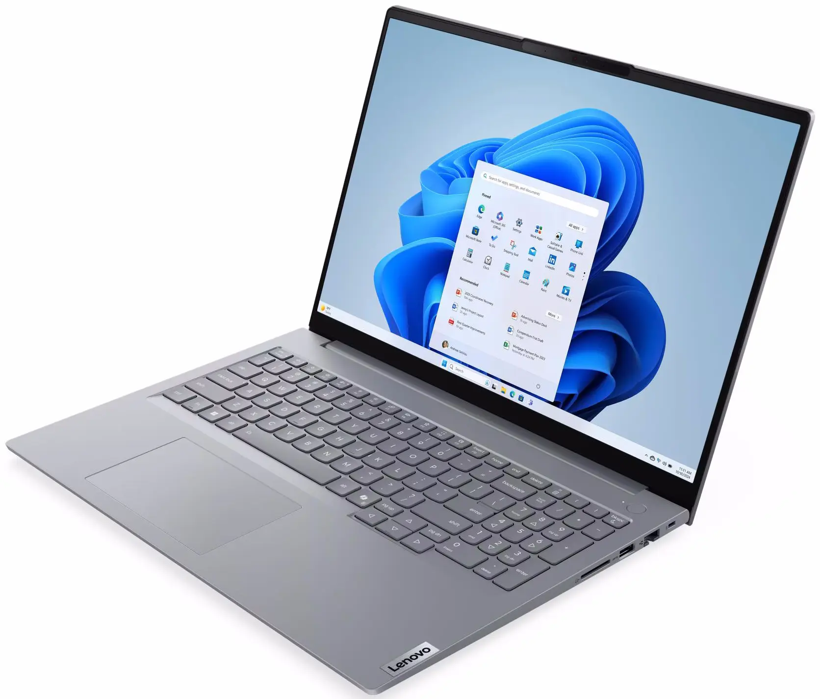 Ноутбук Lenovo ThinkBook 16 G8 IRL Core 5 210H 32GB/1TB NoOS (Arctic Grey) - 5