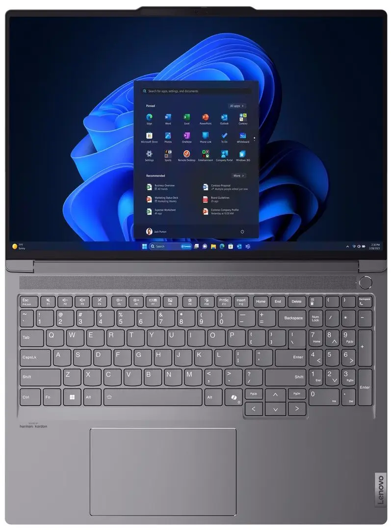 Laptop Lenovo ThinkBook 16p G5 IRX Intel Core i7-14650HX 32GB DDR5/1TB SSD (Storm Grey)