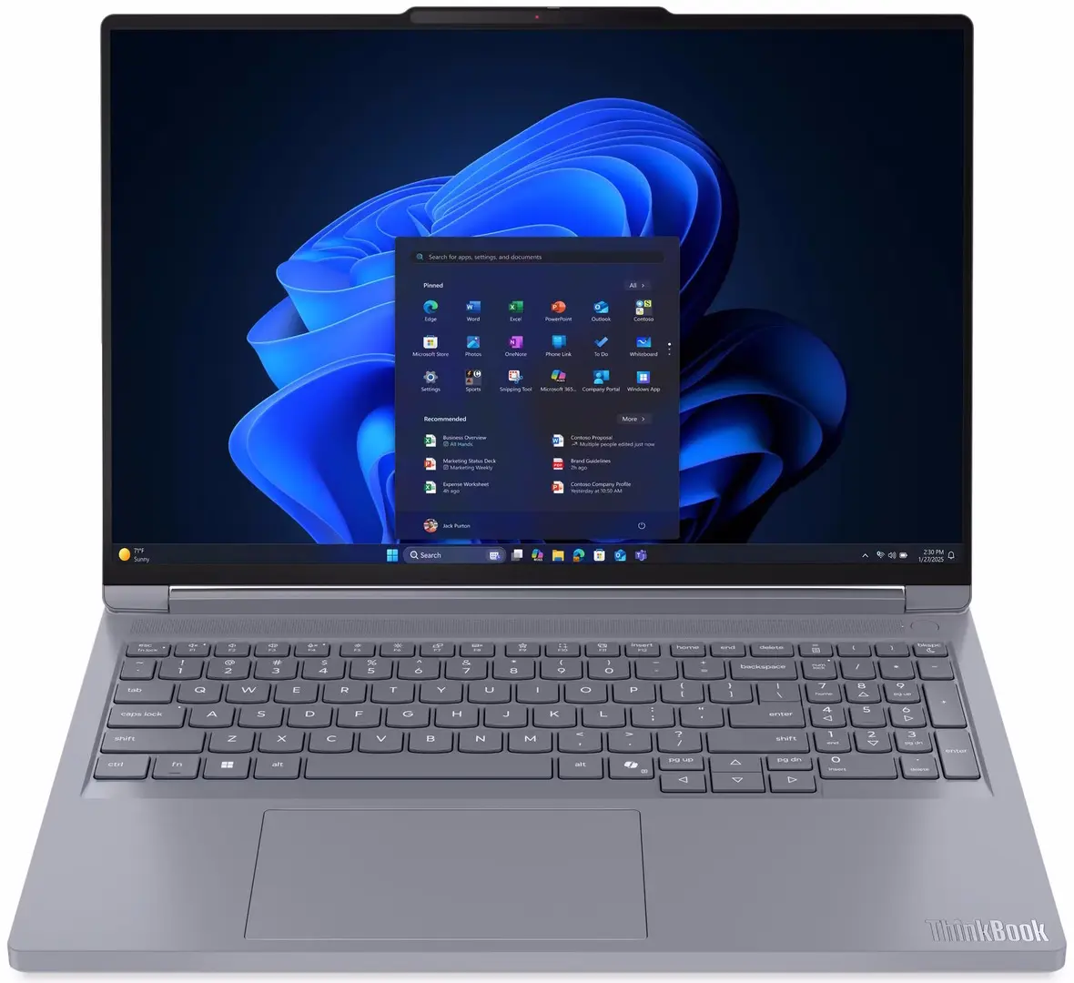 Ноутбук Lenovo ThinkBook 16p G6 ADR Ryzen 9 8940HX 32GB/512GB W11Pro (Luna Grey)