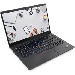 Laptop Lenovo ThinkPad E14 Gen 3 AMD Ryzen 7 5700U 16GB DDR4/512GB SSD W11P (Black) Thumb